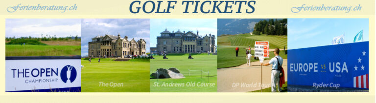 Golftickets Ryder Cup, DP World, The Open